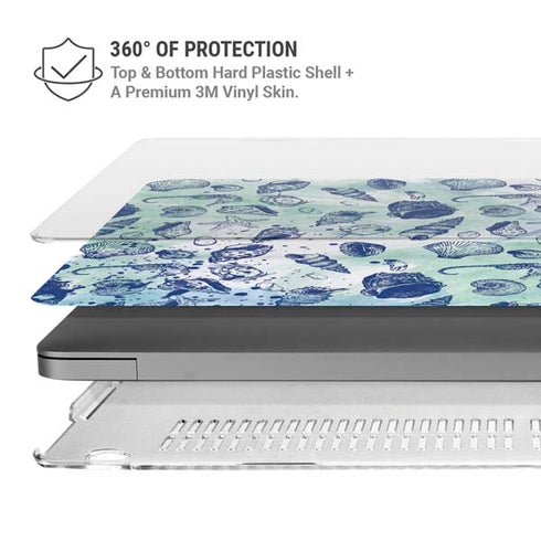 Sea Shell Variety MacBook Pro 14in (2021-24) Case plus Skin
